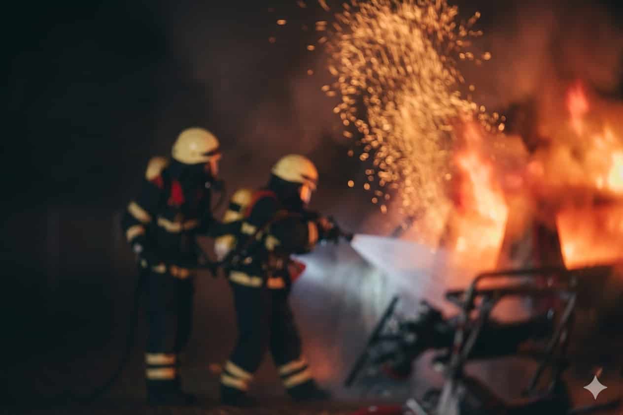 Psicologa TEPT o reacción normal en bomberos